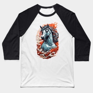 Majestic Horse Baseball T-Shirt